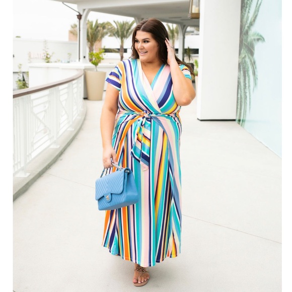 Eloquii Dresses & Skirts - Eloquii Easy Maxi Dress With Wrap Tie Skirt